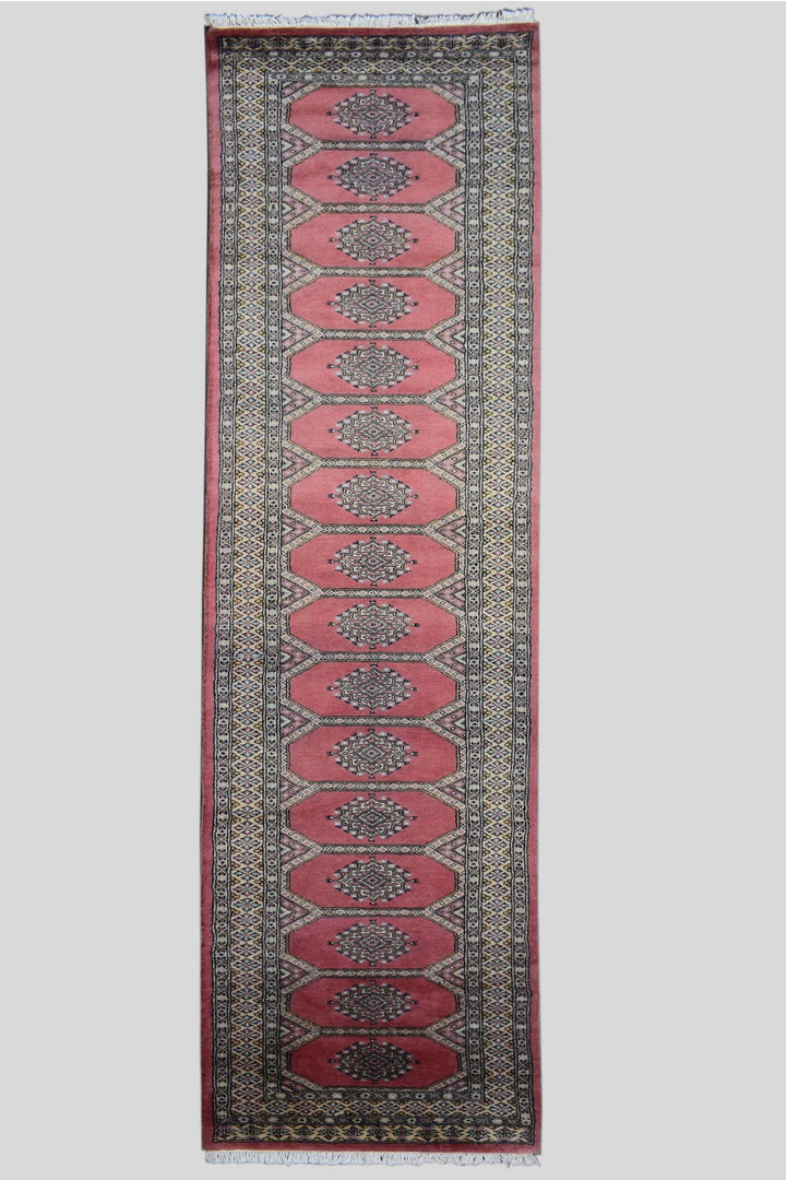 3 X 12 Ft Hand Made Bokhara Runner Rug Pakistani Carpet Buk525