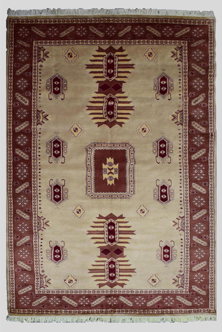 5 X 8Ft Hand Made Bokhara Rug Pakistani Carpet Buk566