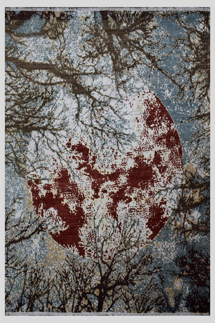8 X 10 Ft Chobi Rug Modern Ziegler From Afghanistan Chb612