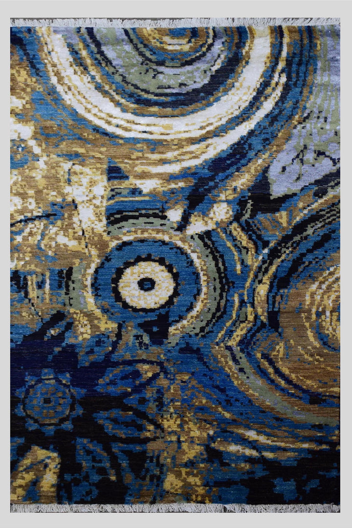 4 X 6 Ft Chobi Rug Modern Ziegler From Afghanistan Chb614