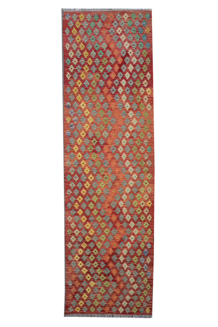 3 X 10 Ft Beautiful Large Kilim Handmade Runner Rug From Turkey Klm1268