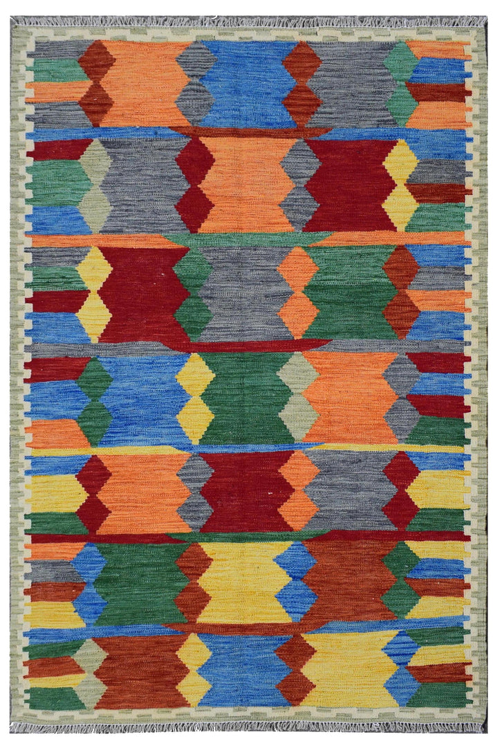 5 X 7 Ft Beautiful Large Kilim Handmade Rug From Turkey Klm1270