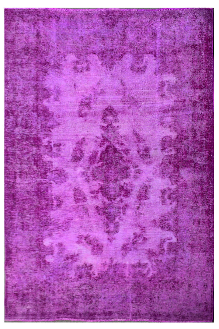 6 X 9 Ft Reloaded Overdyed Fine Oushak Handmade Antique Wool Area Rug From Turkish Carpet Kod1181