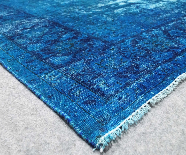 10X13 Vintage Traditional Overdyed Oushak Rug (Kod-430)