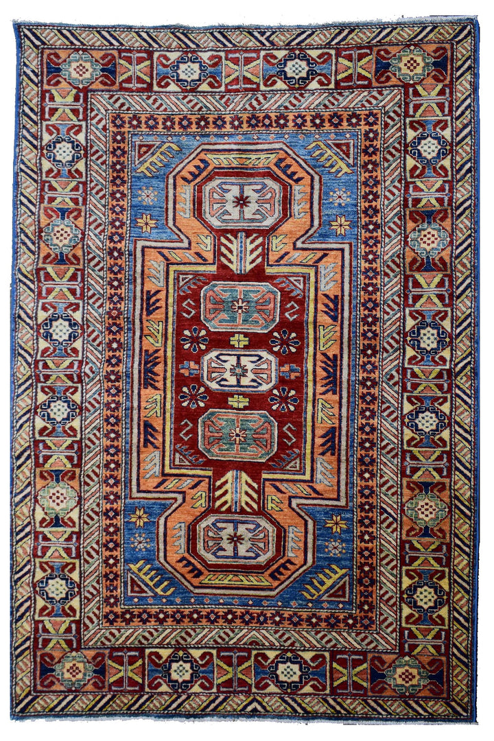 6 X 7 Ft Super Kazak Rug From Afghanistan Kzk1201