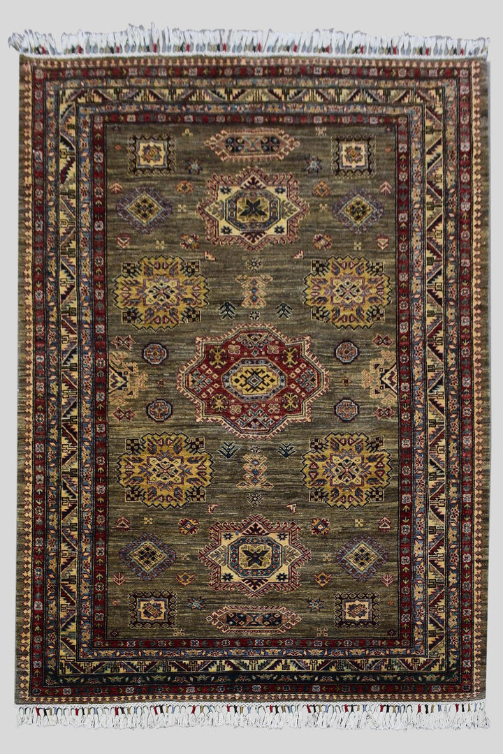 5 X 8 Ft Super Kazak Rug From Afghanistan Kzk604