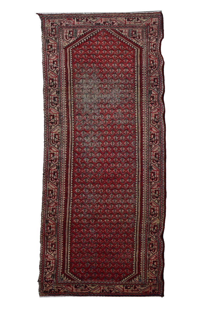 3 X 9 Ft Handmade Runner Rug From Anatolian Design Turkish Wool Carpet Shr1009