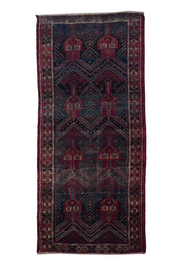 4 X 9 Ft Handmade Rug From Anatolian Design Turkish Wool Carpet Shr1010