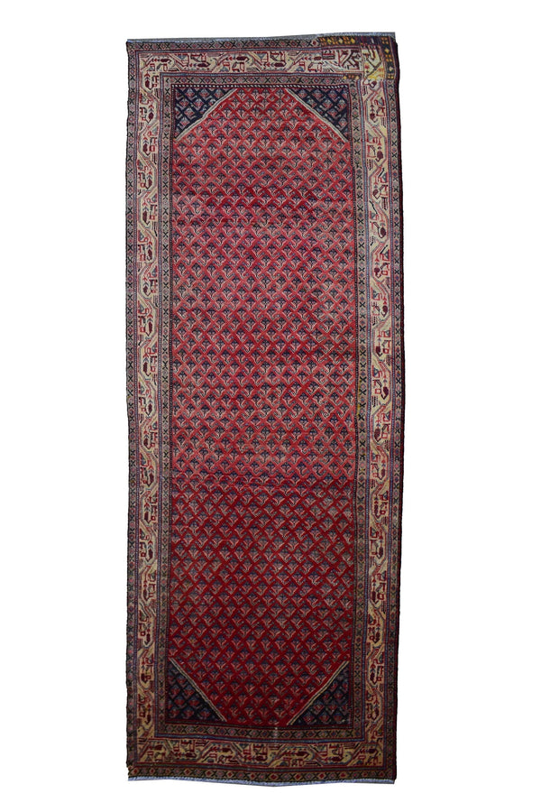 4 X 11 Ft Handmade Runner Rug From Anatolian Design Turkish Wool Carpet Shr1033