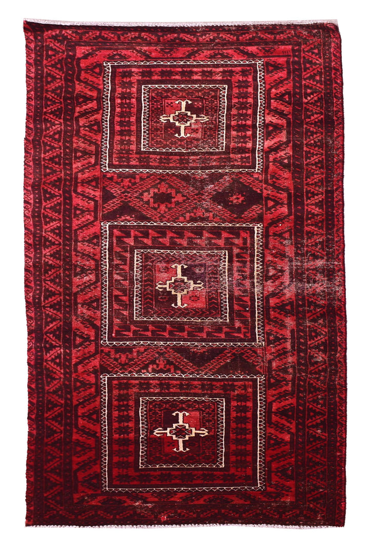 4 X 7 Ft Handmade Rug From Anatolian Design Turkish Wool Carpet Shr1044