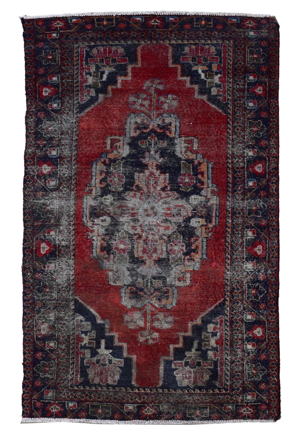 4 X 7 Ft Handmade Rug From Anatolian Design Turkish Wool Carpet Shr1077
