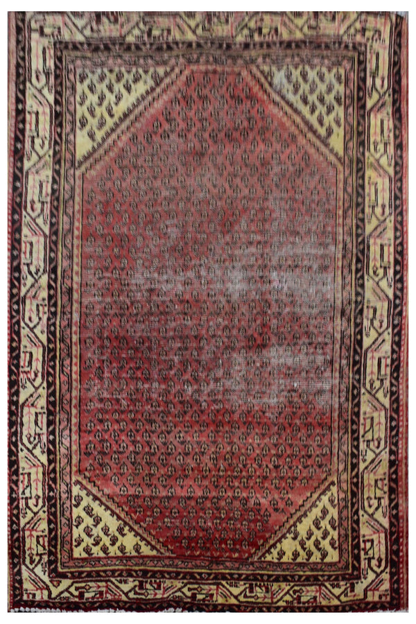 4 X 6 Ft Handmade Rug From Anatolian Design Turkish Wool Carpet Shr1131