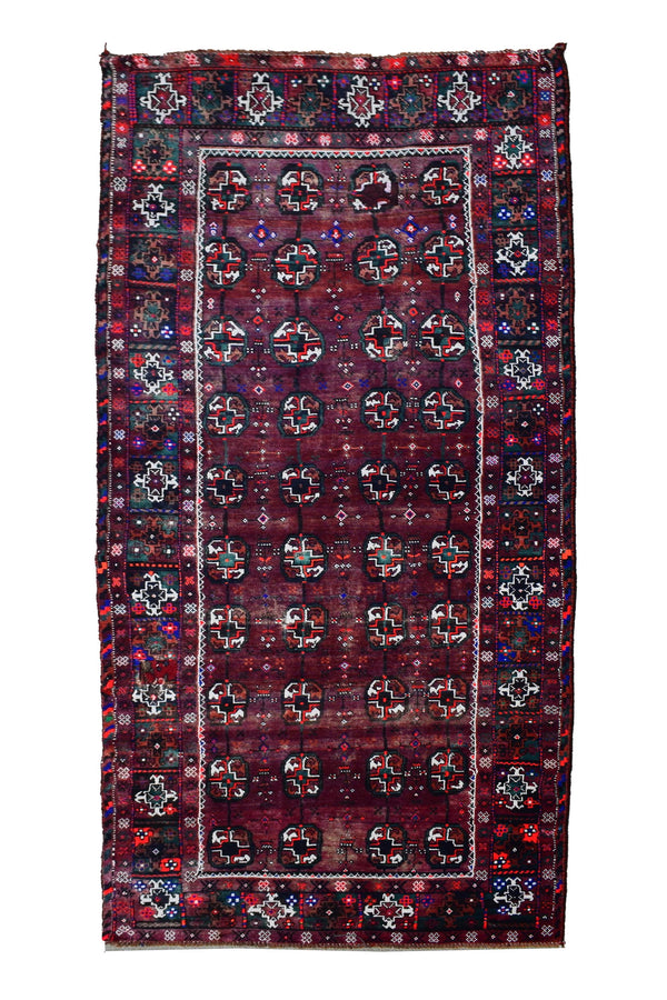 4 X 9 Ft Handmade Rug From Anatolian Design Turkish Wool Carpet Shr1136
