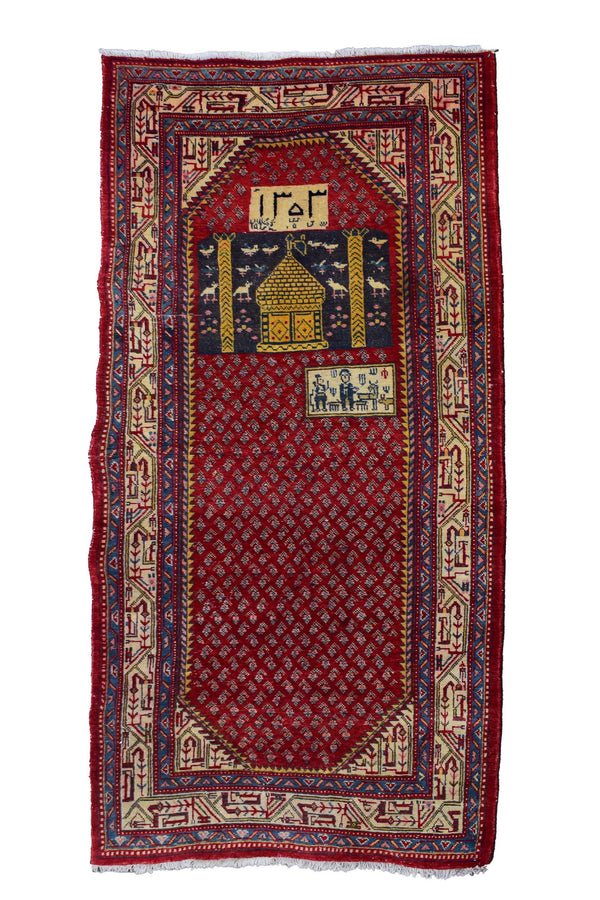 4 X 7 Ft Handmade Rug From Anatolian Design Turkish Wool Carpet Shr733