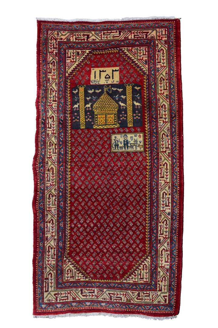 4 X 7 Ft Handmade Rug From Anatolian Design Turkish Wool Carpet Shr733