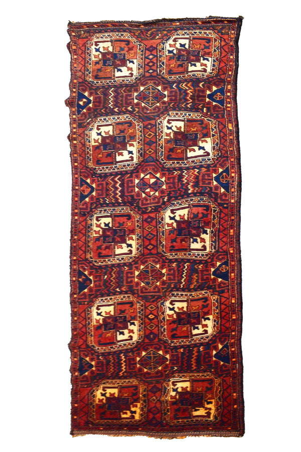4 X 12 Ft Handmade Runner Rug From Anatolian Design Turkish Wool Carpet Shr743