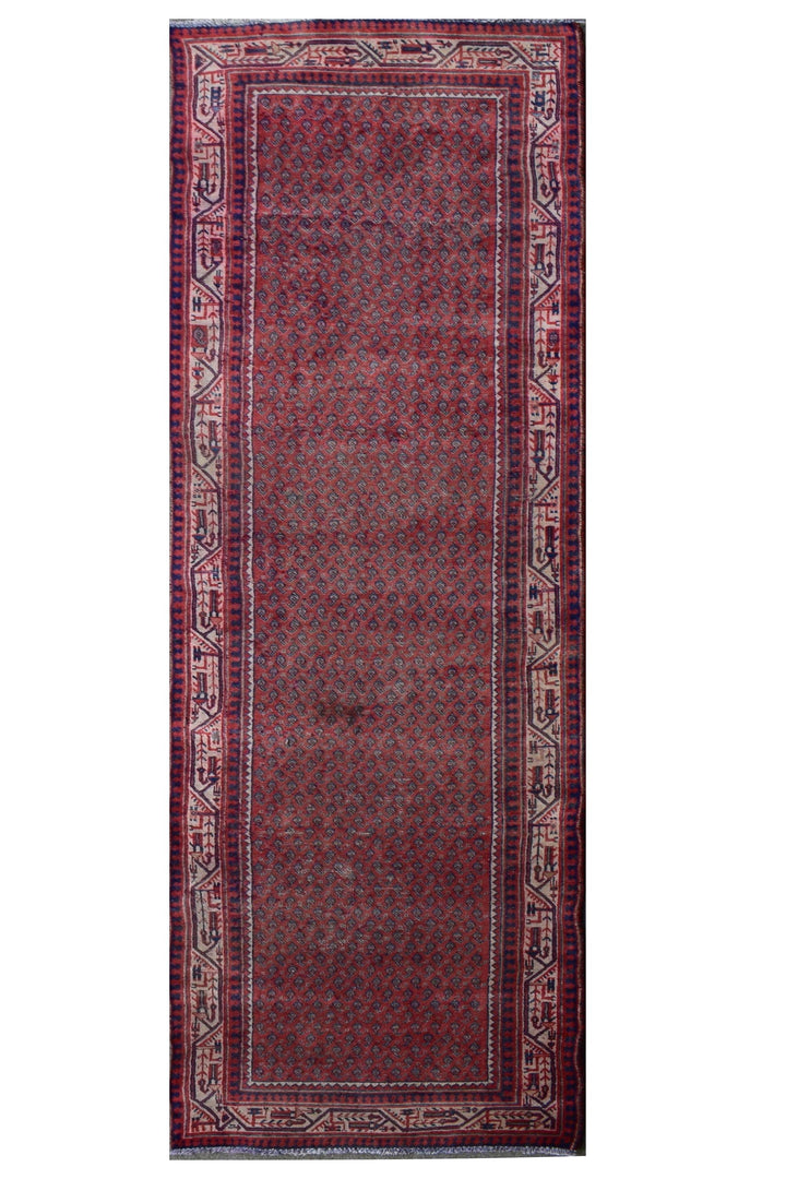 3 X 10 Ft Handmade Runner Rug From Anatolian Design Turkish Wool Carpet Shr812