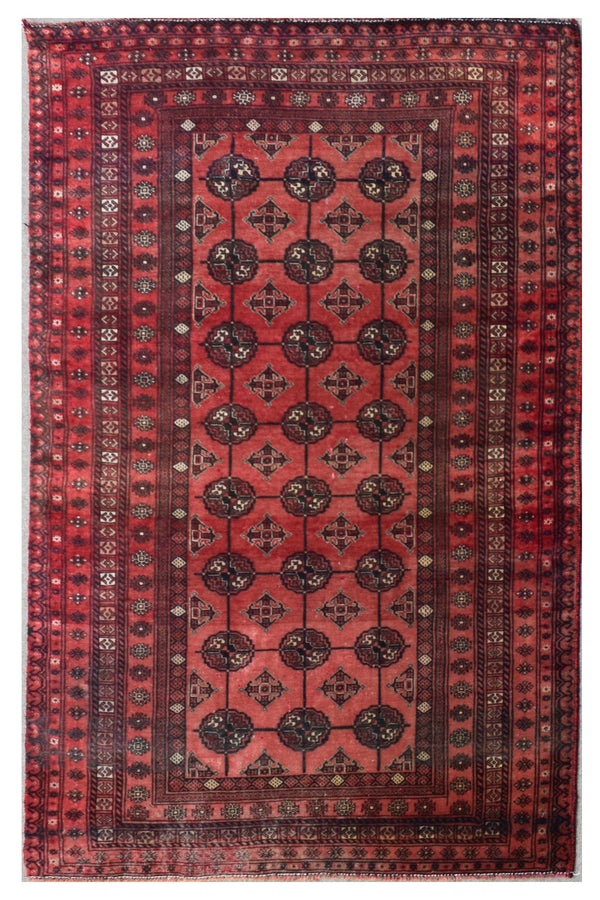 4 X 6 Ft Handmade Rug From Anatolian Design Turkish Wool Carpet Shr831