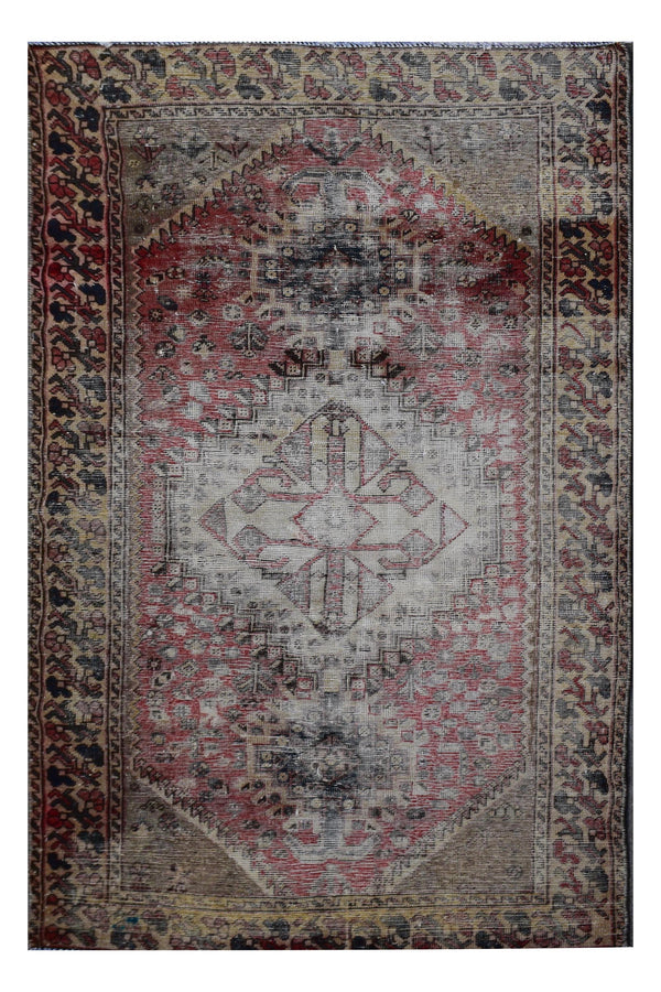 4 X 6 Ft Handmade Rug From Anatolian Design Turkish Wool Carpet Shr864