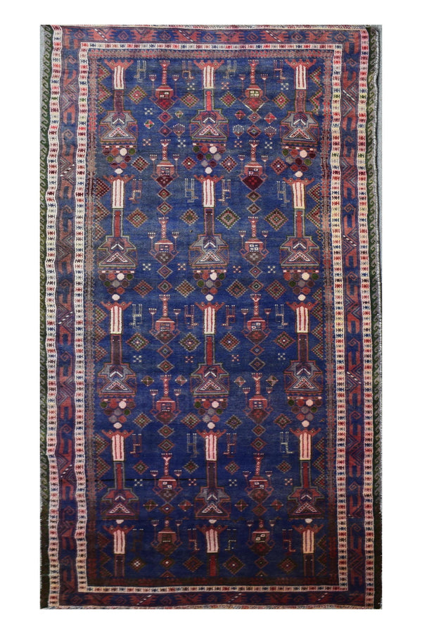 4 X 9 Ft Handmade Rug From Anatolian Design Turkish Wool Carpet Shr870