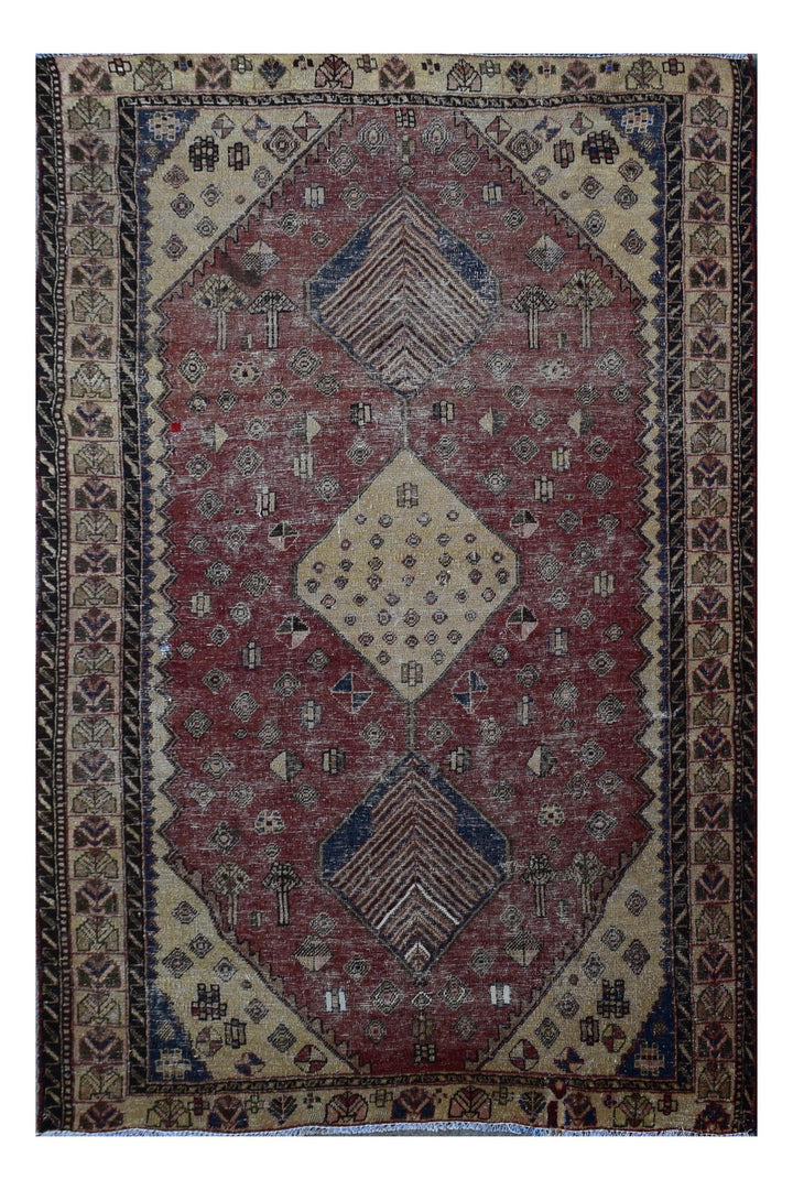 5 X 7 Ft Handmade Rug From Anatolian Design Turkish Wool Carpet Shr881