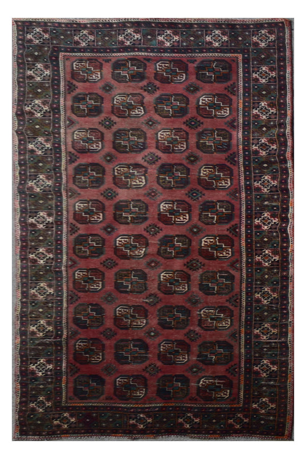 4 X 9 Ft Handmade Rug From Anatolian Design Turkish Wool Carpet Shr943