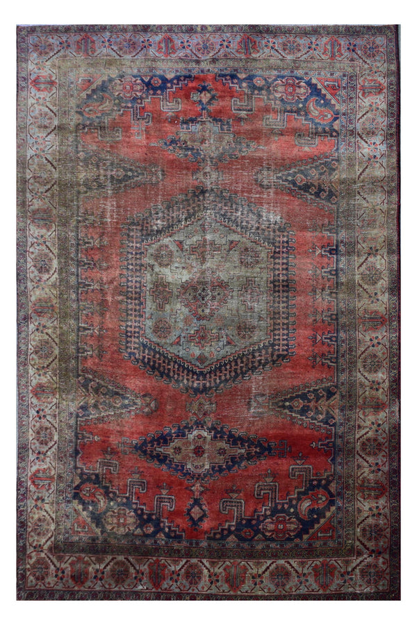 7 X 10 Ft Handmade Rug From Anatolian Design Turkish Wool Carpet Shr955