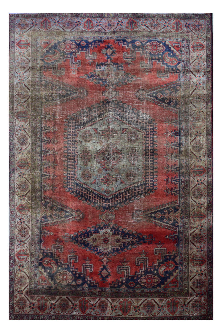 7 X 10 Ft Handmade Rug From Anatolian Design Turkish Wool Carpet Shr955