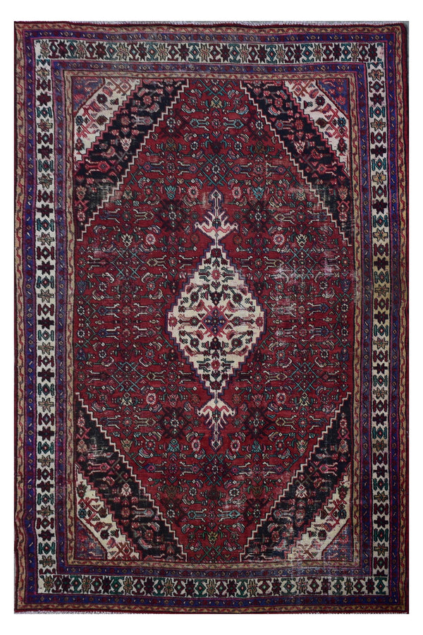 6 X 9 Ft Handmade Rug From Anatolian Design Turkish Wool Carpet Shr960