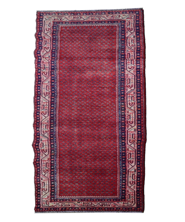 4 X 10 Ft Handmade Runner Rug From Anatolian Design Turkish Wool Carpet Shr990