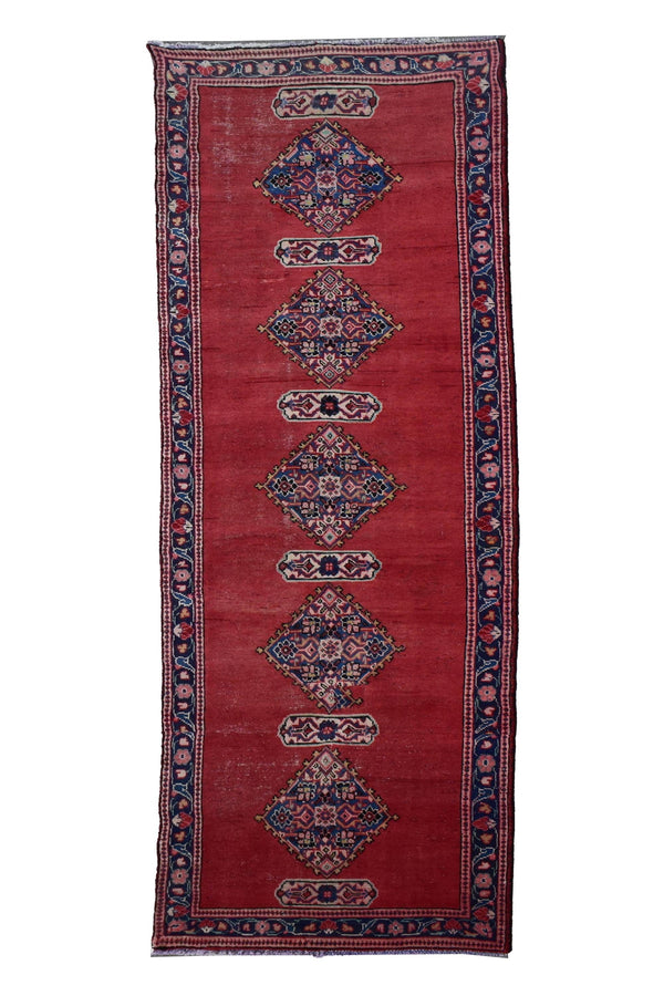 4 X 9 Ft Handmade Rug From Anatolian Design Turkish Wool Carpet Shr997