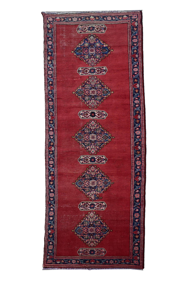 4 X 9 Ft Handmade Rug From Anatolian Design Turkish Wool Carpet Shr997
