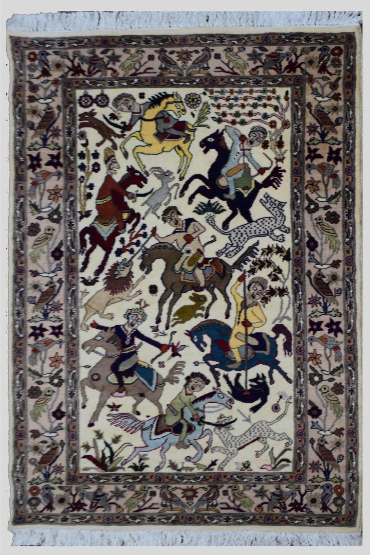 4 X 6 Ft Sootri Rug From Pakistan Str630