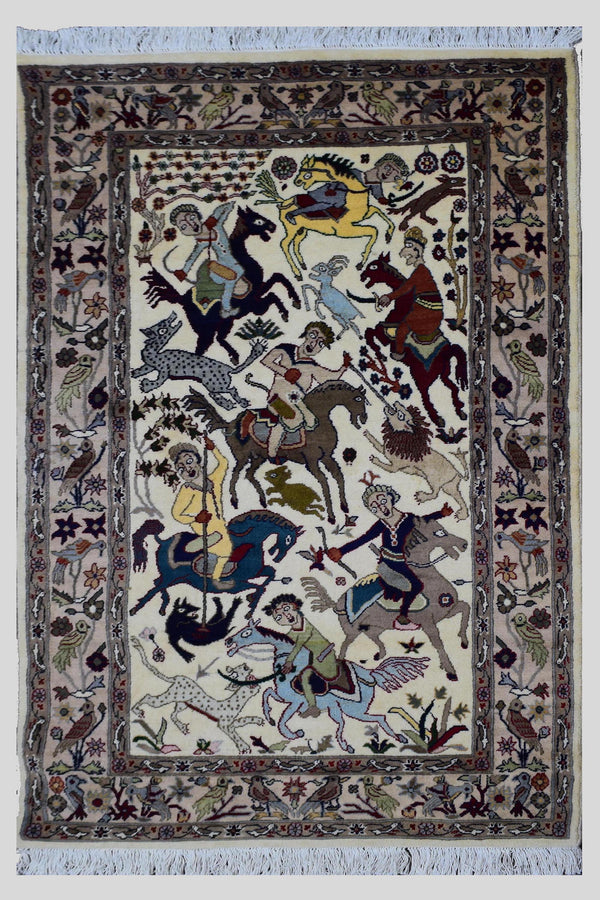 4 X 6 Ft Sootri Rug From Pakistan Str631