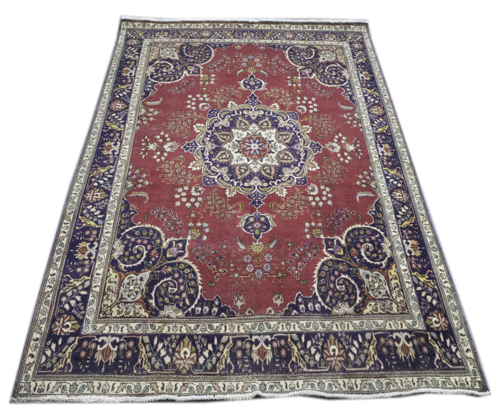 10X13 Vintage Traditional Oushak Rug (Tn-0418)