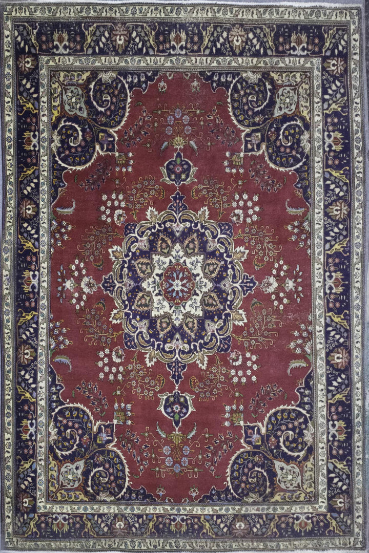 10X13 Vintage Traditional Oushak Rug (Tn-0418)