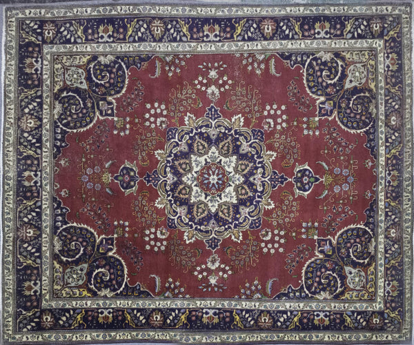 10X13 Vintage Traditional Oushak Rug (Tn-0418)