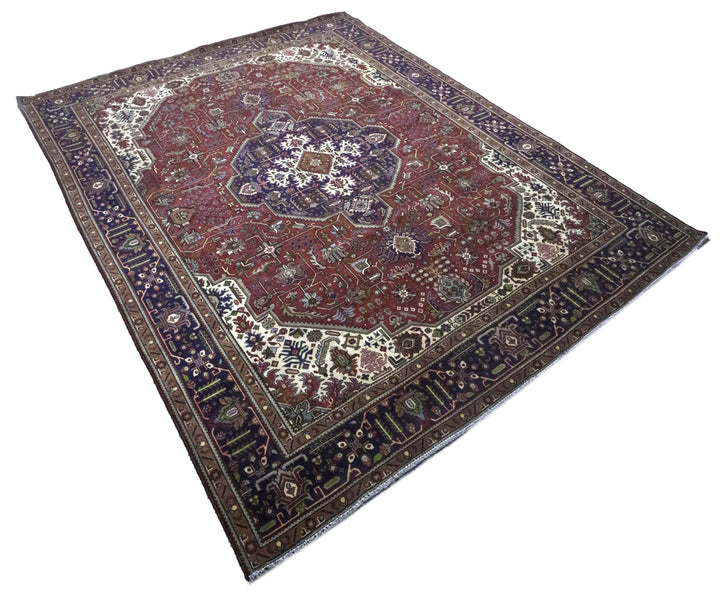 9X12 Traditional Vintage Oushak Rug (Tn-0426)