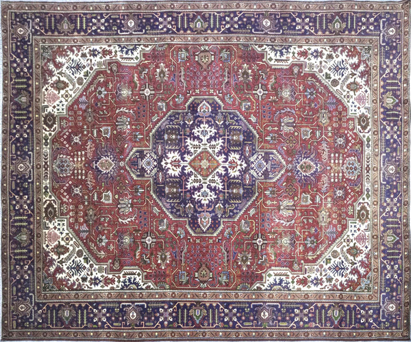 9X12 Traditional Vintage Oushak Rug (Tn-0426)