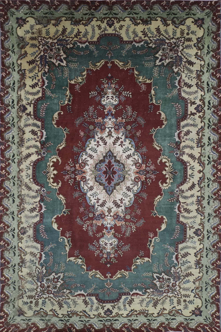 10X15 Vintage Traditional Oushak Rug (Tn-0454)