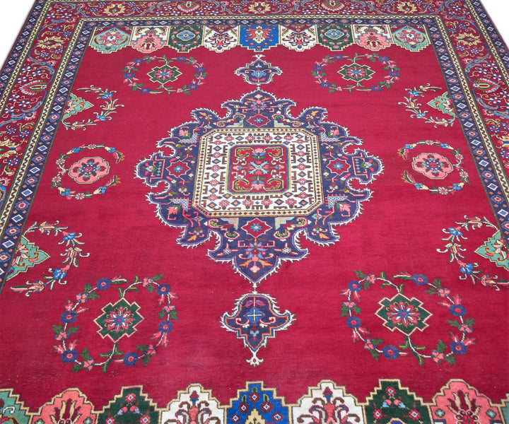 10X13 Vintage Traditional Oushak Rug (Tn-56)