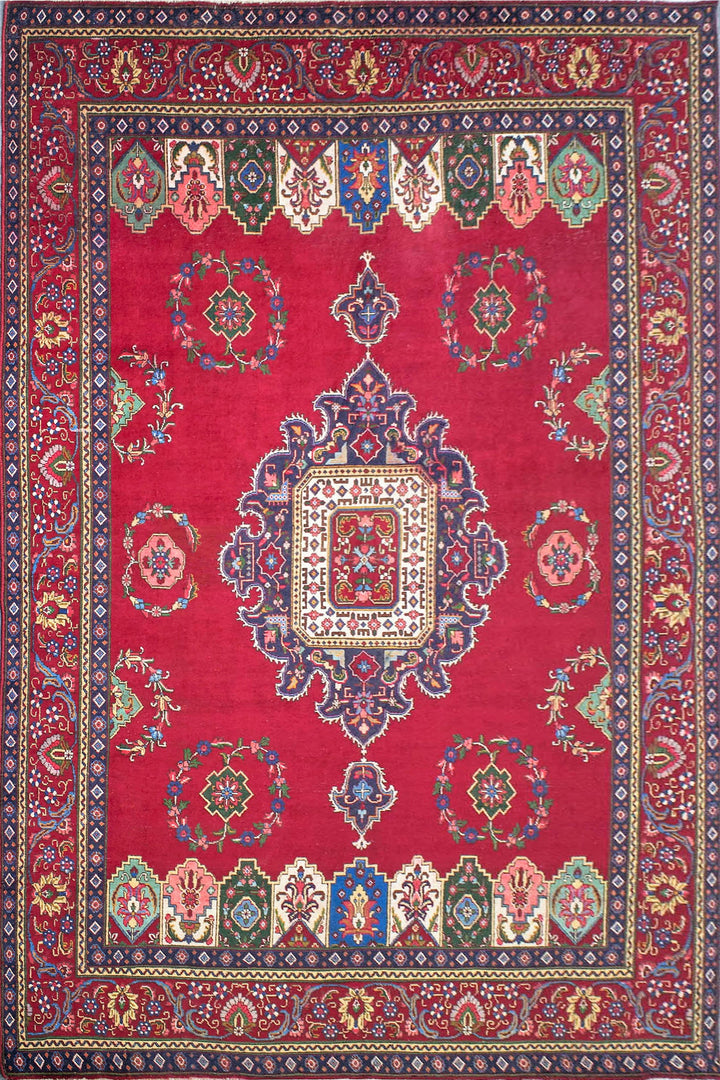 10X13 Vintage Traditional Oushak Rug (Tn-56)