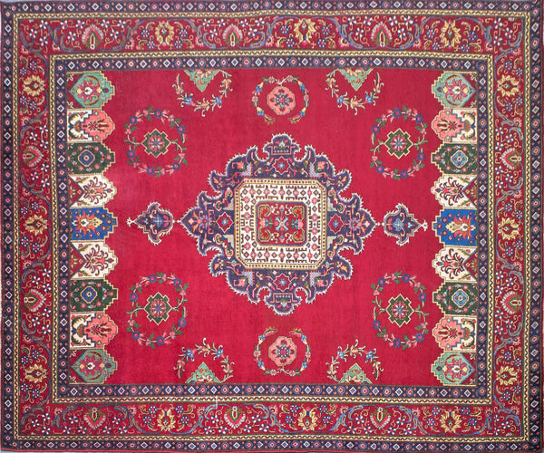 10X13 Vintage Traditional Oushak Rug (Tn-56)