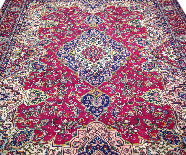10X13 Vintage Traditional Oushak Rug (Tn-59)