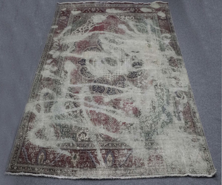 10X13 Vintage Traditional Erased Heritage Oushak Rug (Tod-408)