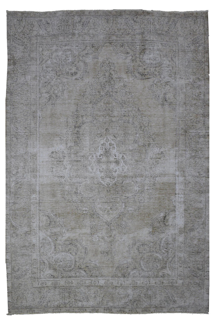 8 X 11 Handmade Stone White Ice Wash Oushak Antique Wool Area Rug Turkish Carpet Tww1163