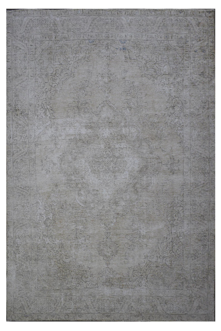 8 X 11 Handmade Stone White Ice Wash Oushak Antique Wool Area Rug Turkish Carpet Tww1173