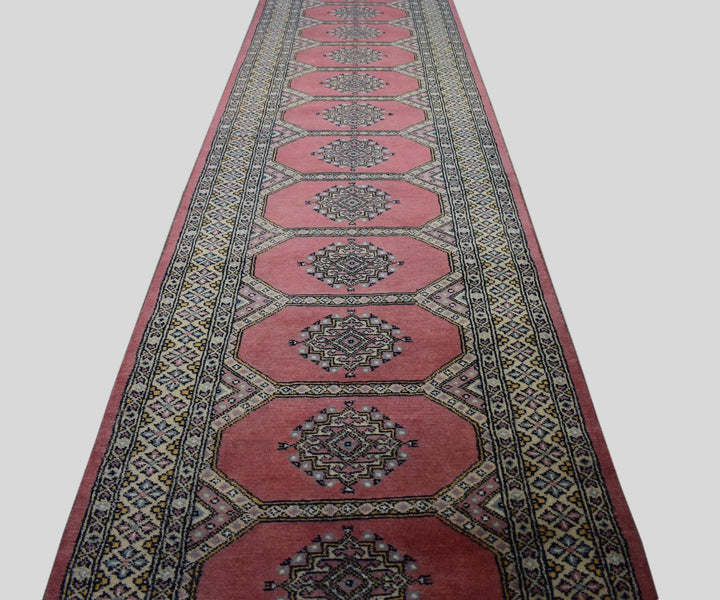 3 X 12 Ft Hand Made Bokhara Runner Rug Pakistani Carpet Buk525