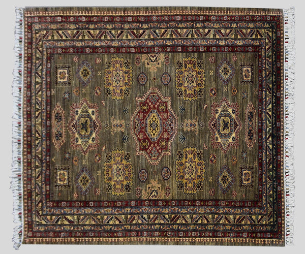 5 X 8 Ft Super Kazak Rug From Afghanistan Kzk604