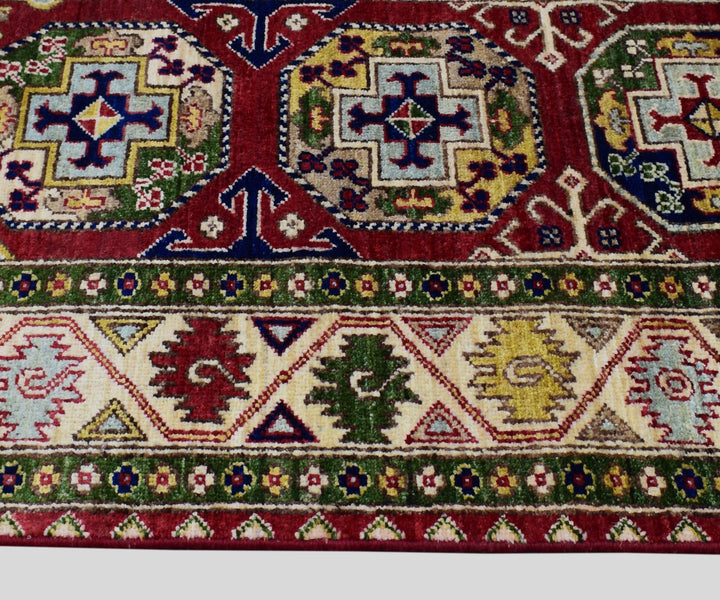 3 X 10 Ft Super Kazak Runner Rug From Afghanistan Kzk607